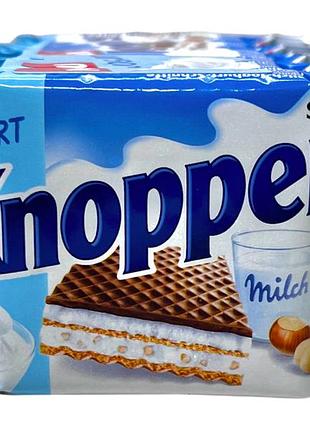 Вафлі storck молочні з йогуртом knoppers joghurt 8x25 г