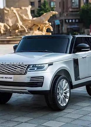 Дитячий електромобіль на акумуляторі джип range rover m 4175 з пультом р/у для дітей 3-8 років сірий
