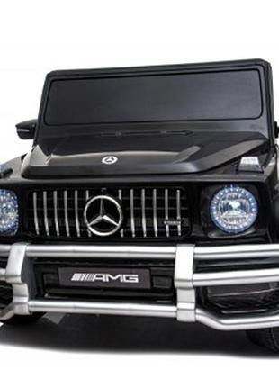 Електромобіль дитячий mercedes ліцензійний повноприводний двомісний з пультом керування eva з універсальним чохлом