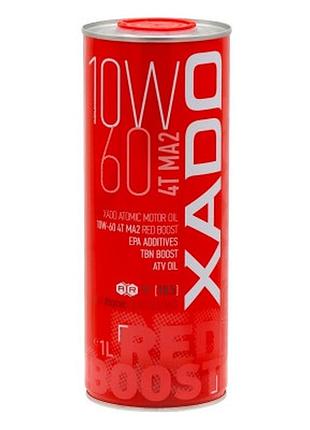Масло xado 10w-60. моторное масло xado atomic oil 10w-60 4t ma2 red boost синтетическое