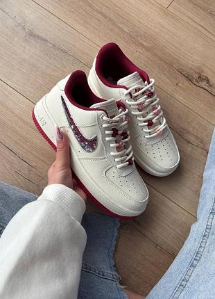 Жіночі кросівки nike air force 1 low valentine's day найк форс