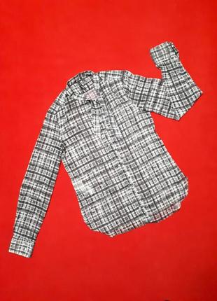 Рубашка блуза блузка удлиненная с бантом р 8 s марокко1 фото