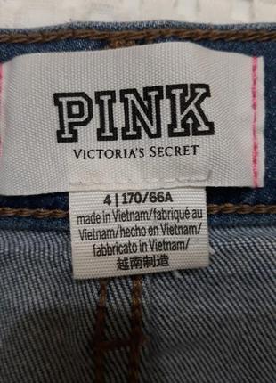 Джинсовые шорты victoria's secret pink original3 фото