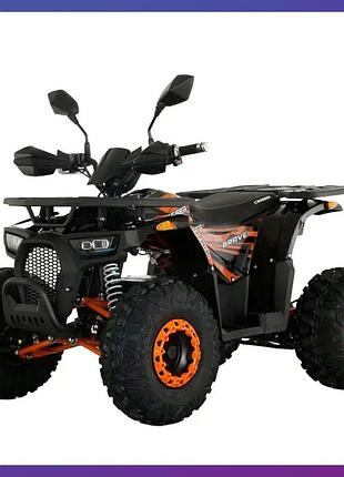 Квадроцикл електричний із мотором 1500w crosser brave для дітей від 8 років помаранчевий