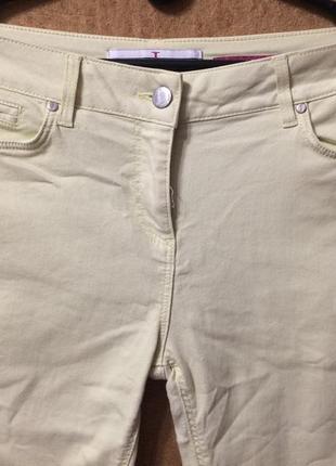 Jasper conran светло-салатные бриджи капри брюки штаны стрейчивые3 фото
