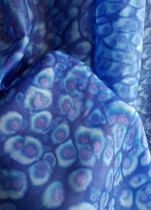 Шовковий шарф, хустка палантин натуральний шовк7 фото