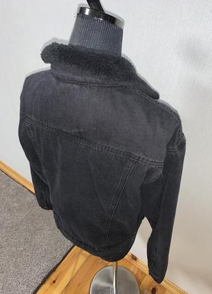 Джинсова курточка від mango 🥭 курточка denim ❤️5 фото