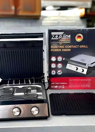 Електричний гриль для смаження 3500w, гриль для кухні електричний, гриль притискний гарний, професійні електрогрилі, nst