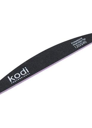Пилка для ногтей kodi professional №43 полумесяц 120/240