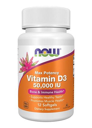 Vit d-3 50,000 iu - 12 sgels