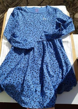 Трикотажное платье платье леопардовый принт3 фото
