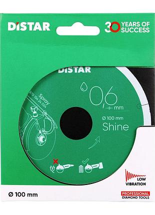 Круг алмазный по керамограниту distar shine 100*0.6*22.23 чистий рез (11133034025)