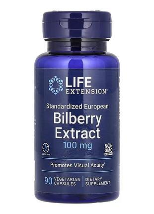 Standardized european bilberry extract 100 mg - 90 vcaps