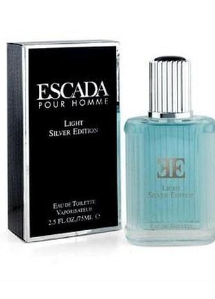 Escada pour homme silver light туалетная вода 125мл