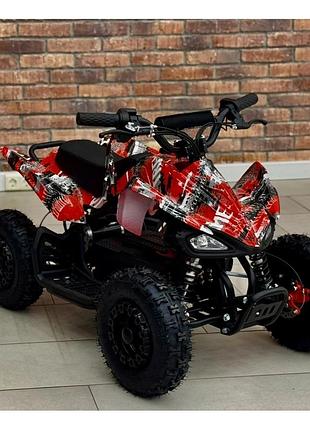 Квадроцикл електричний із мотором 1000w corso rs-388004 для дітей від 5 років червоний