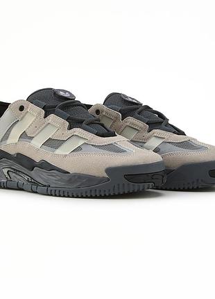 Чоловічі кросівки adidas niteball grey black (45 розмір)