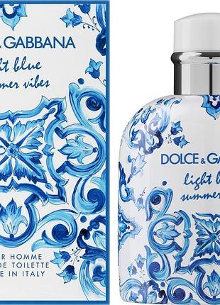 Dolce&gabbana dolce&gabbana light blue summer vibes pour homme туалетная вода (тестер) 125мл