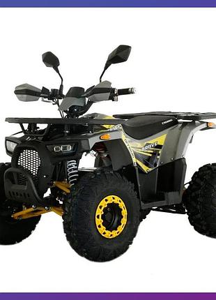 Квадроцикл електричний із мотором 1500w crosser brave для дітей від 8 років жовтий