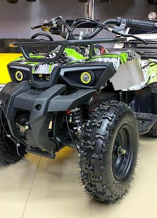 Квадроцикл електричний із мотором 800w profi hb-atv800as-5 для дітей від 6 років зелений