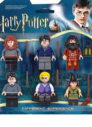 Набор фигурок лего гарри поттер игрушки harry potter детский набор игрушечные фигурки конструктор 6шт