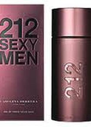Carolina herrera 212 sexy men туалетная вода 50 мл