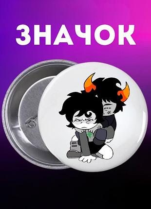 Значек поднятие уровня в одиночку сололевелинг solo leveling на булавке на рюкзак 44 мм 1 шт