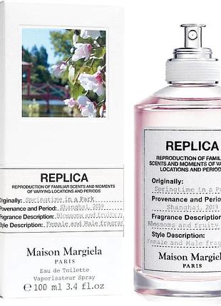 Maison martin margiela replica springtime in a park туалетная вода 100мл