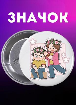 Значек mouthwashing ополаскиватель для рта на булавке на рюкзак 44 мм 1 шт