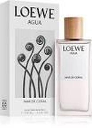 Loewe agua de loewe mar de coral туалетная вода 50мл