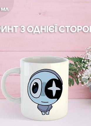 Кружка в мире дэнди (денди) roblox dandy's world с принтом керамическая чашка 330 мл