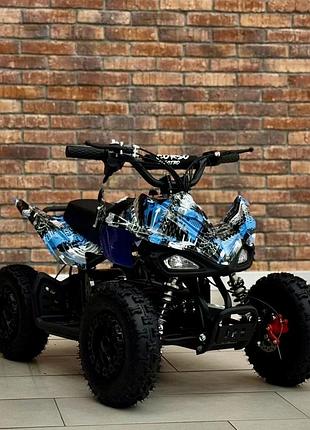 Квадроцикл електричний із мотором 1000w corso rs-244603 для дітей від 5 років синій