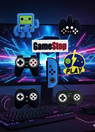 Джибитсы видеоигры геймпад игровая консоль game jibbitz 8 шт аксессуары крокс украшение