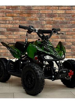 Квадроцикл електричний із мотором 1000w corso rs-299159 для дітей від 5 років зелений