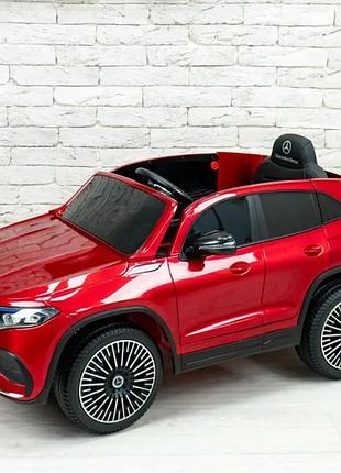 Дитячий електромобіль на акумуляторі mercedes eqa250 m 5027 з пультом р/у для дітей 3-8 років червоний