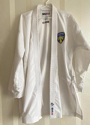Кимоно smai pro fighter kumite gi з ліцензією wkf, smai
