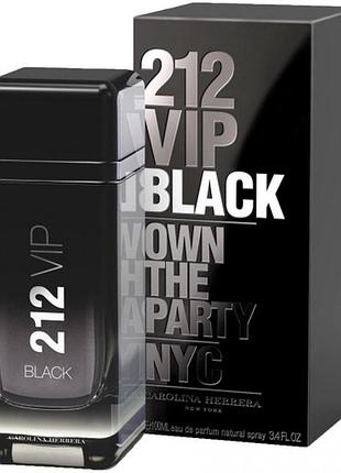 Carolina herrera 212 vip black парфюмированная вода 50 мл