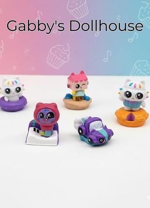 Набір фігурок габбі ляльковий будиночок габбі gabby's dollhouse дитячі іграшки 4 см