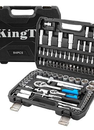 Набор инструментов 94 предмета 1/2'', 1/4'' (6гр.)(4-32мм) kingtul kt-94
