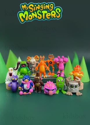 Набор фигурок мои поющие монстры my singing monsters игрушки детские 13 шт 4-9 см