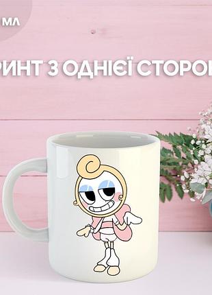 Кружка у світі денді roblox dandy's world з принтом керамічна чашка 330 мл