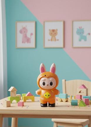 Игрушка антистресс сквиш лабубу labubu игрушка желтая 12 см