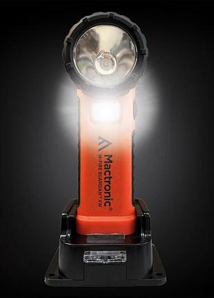 Пожарный фонарь профессиональный жаростойкий аккумуляторный mactronic m-fire guardian xw (240lm) ex-atex