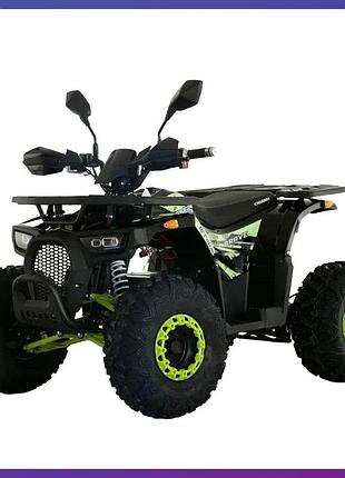 Квадроцикл електричний із мотором 1500w crosser brave для дітей від 8 років зелений