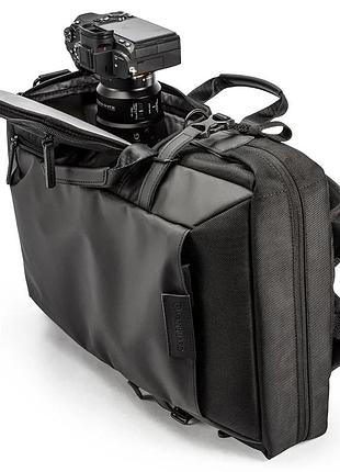 Фоторюкзак vanguard veo select 45m 13.6л, для dslr/csc, ноутбук 15", планшет 13", доступ верх/бік/спина, дощовий чохол, black