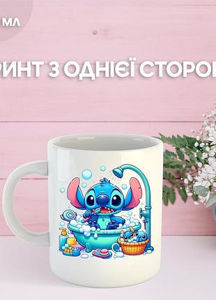 Кружка лило и стич с принтом керамическая чашка lilo & stitch 330 мл uk_848