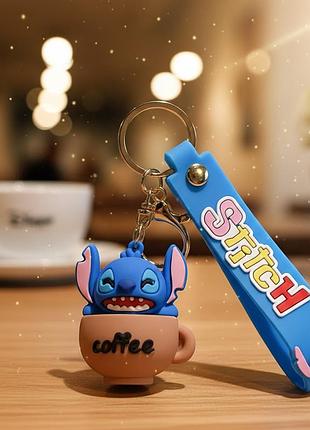 Брелок лило и стич lilo stitch фигурка игрушка для ключей, рюкзака, сумки 6 см