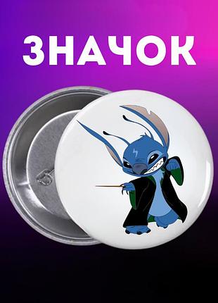 Значек лило и стич lilo & stitch на булавке на рюкзак 44 мм 1 шт