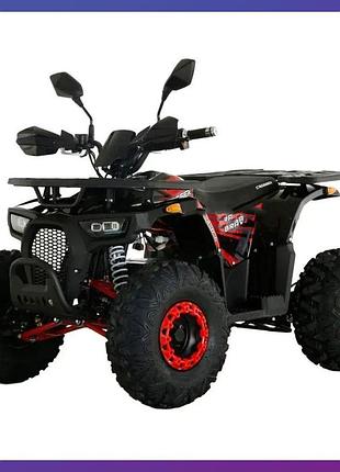 Квадроцикл електричний із мотором 1500w crosser brave для дітей від 8 років червоний