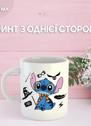 Кружка лило и стич с принтом керамическая чашка lilo & stitch 330 мл uk_848