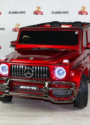 Дитячий електромобіль на акумуляторі джип mercedes m 4259 з пультом р/у для дітей 3-8 років автопофарбовування червоний